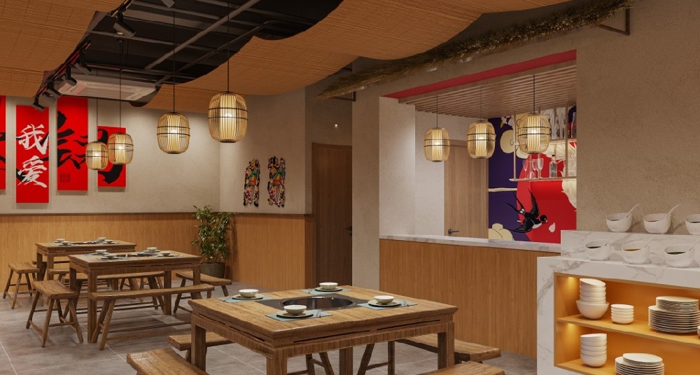 西安火锅店装修在设计上怎样融入地域文化元素？