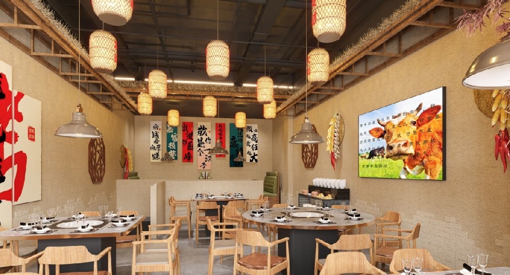 西安餐饮装修设计上如何提升空间感与层次感？
